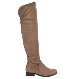Bottes de mousquetaire marron brun