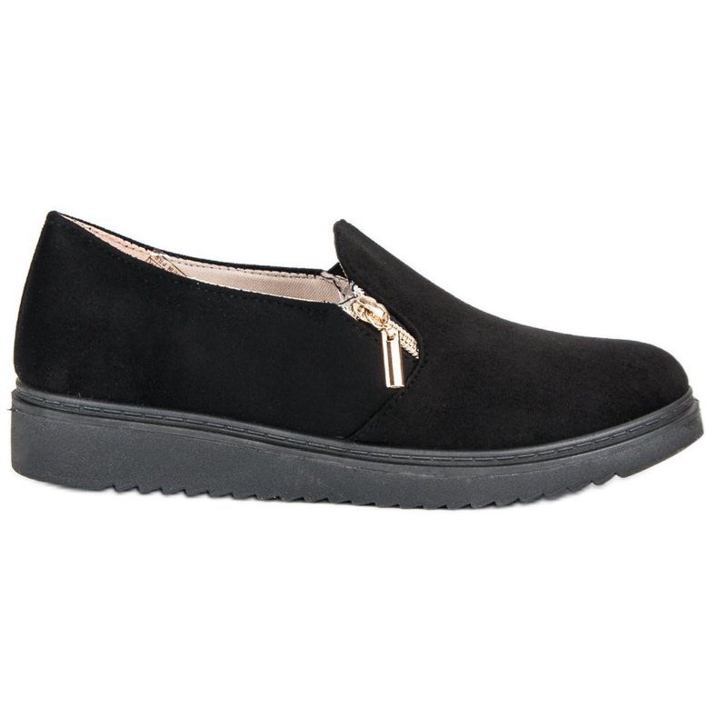 Baskets en daim le noir