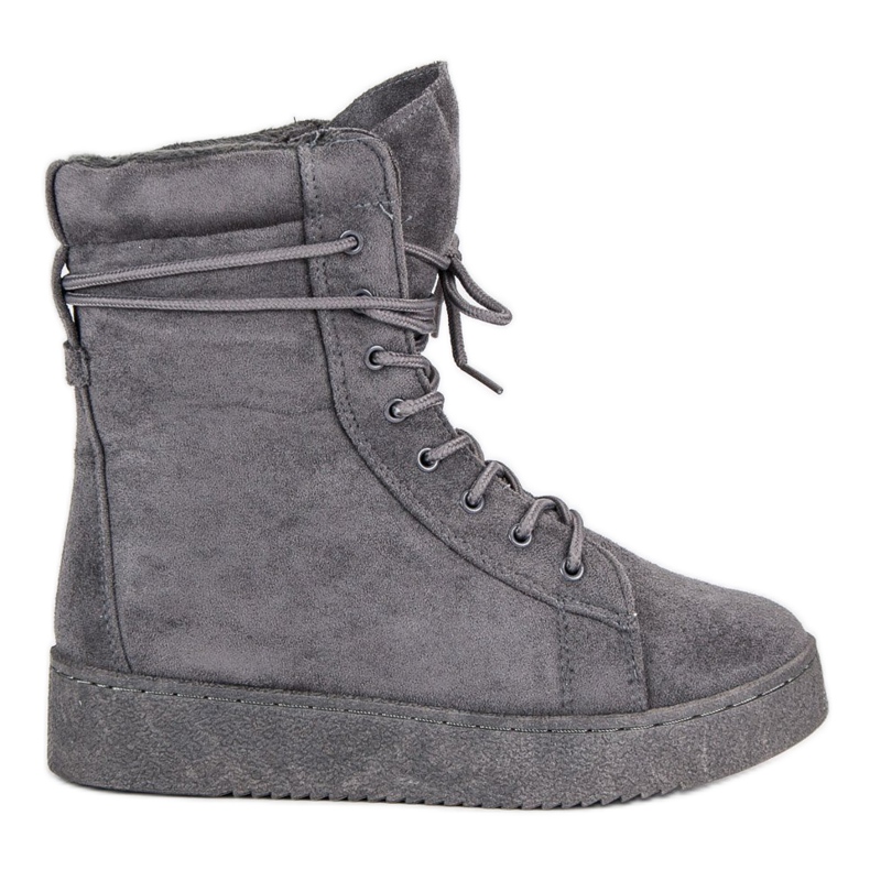 Bello Star Bottes de neige en daim gris