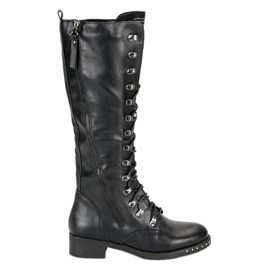 Seastar Bottes cavalières noires le noir
