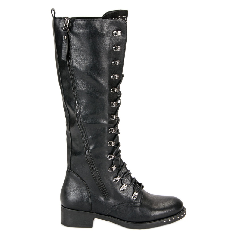 Seastar Bottes cavalières noires le noir