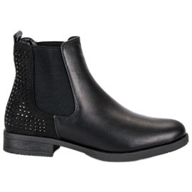 Seastar Bottines Jodhpur élégantes noir