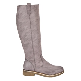 Super Me Bottes décontractées pour femmes gris Super Me Bottes décontractées pour femmes gris