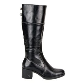 Bottines noires à talons VINCEZA