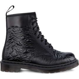 Dr. Martens 1460 Unknown Pleasures Noir Inconnu Lisse