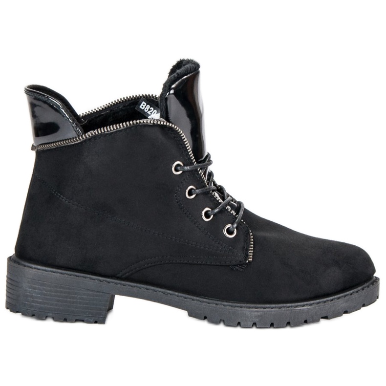 Balada Bottes nouées noires le noir