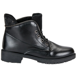 Balada Bottes nouées noires le noir