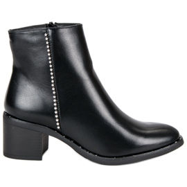 Seastar Bottines classiques à talons hauts noir