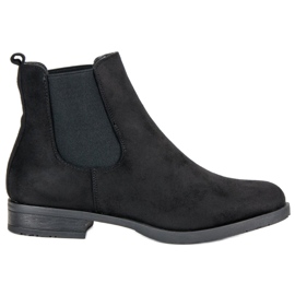 Seastar Bottines Jodhpur en daim le noir