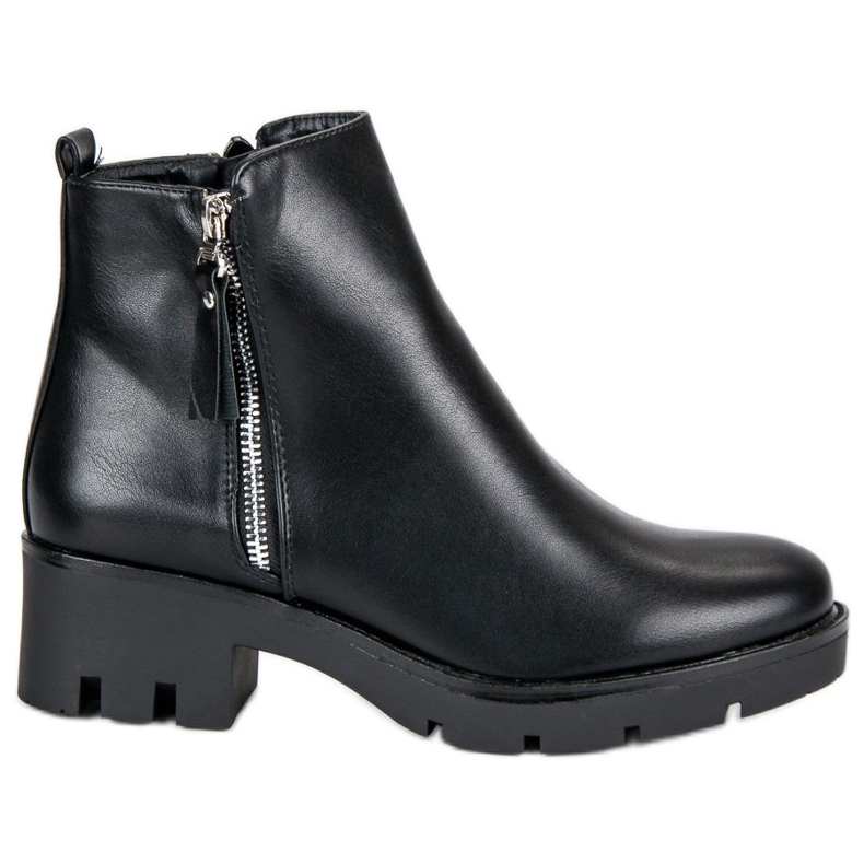 Seastar Bottes noires confortables le noir