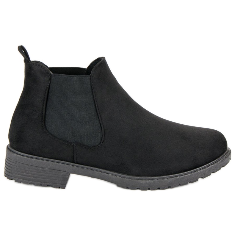 Bottines Chelsea basses le noir Bottines Chelsea basses le noir