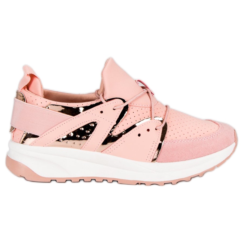 Des chaussures de sport élégantes rose