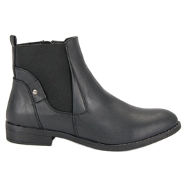 Groto Gogo Bottines confortables Bottines Jodhpur noir