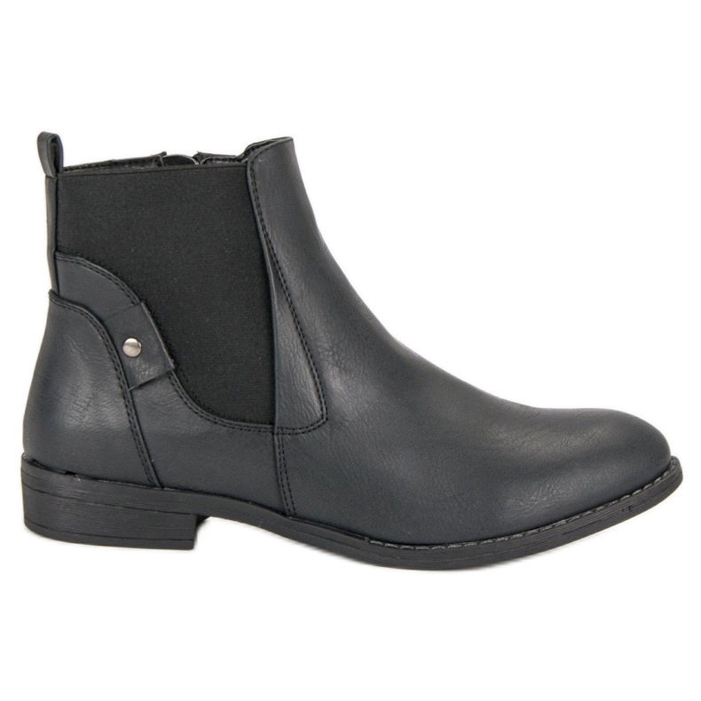 Groto Gogo Bottines confortables Bottines Jodhpur le noir