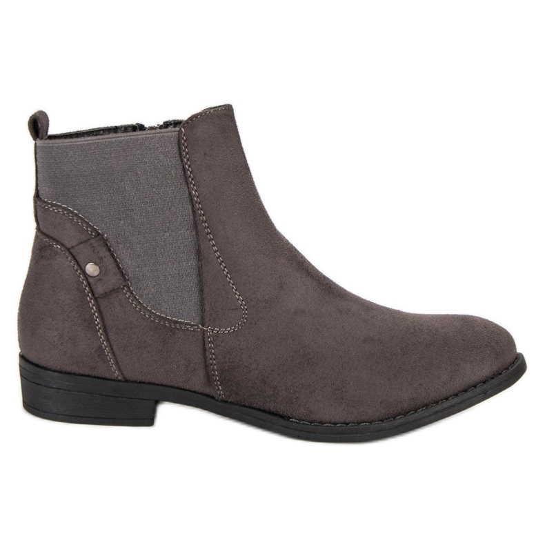 Groto Gogo Bottes Jodhpur confortables gris