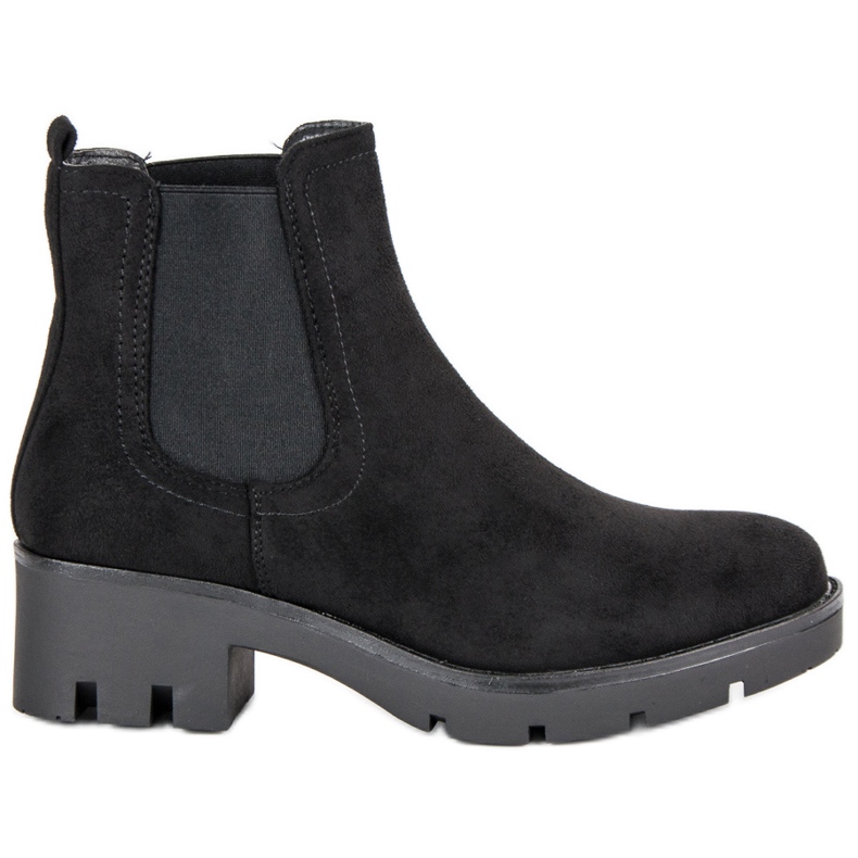 Seastar Bottines Jodhpur en daim le noir