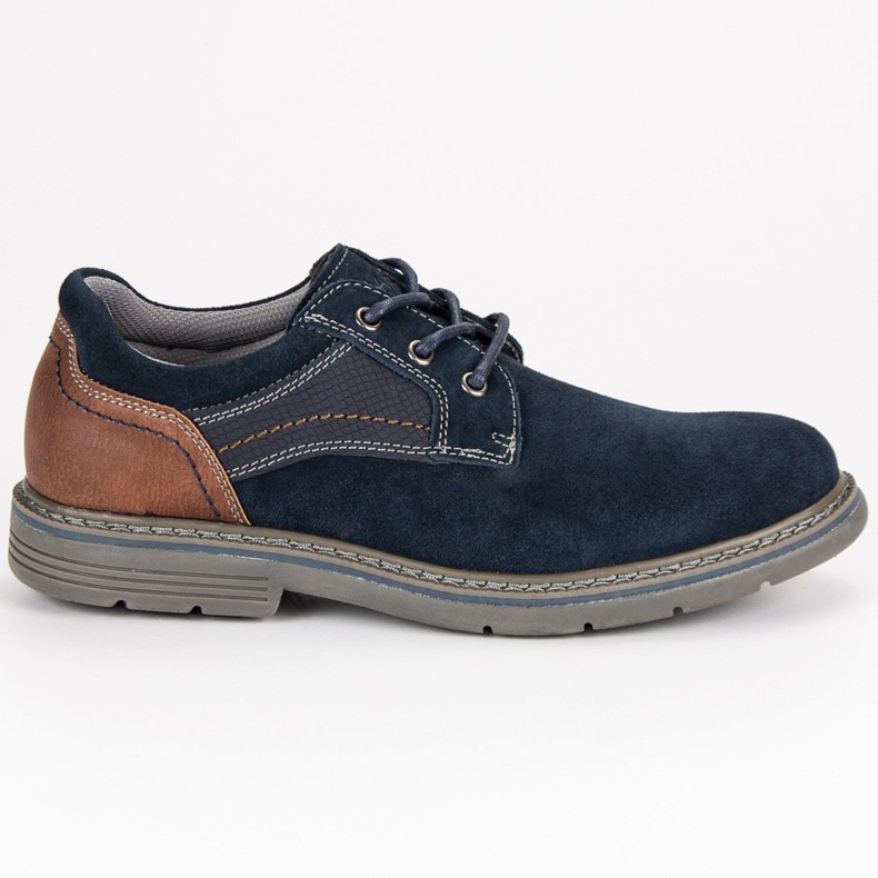 McKey Chaussures de cuir occasionnels bleu McKey Chaussures de cuir occasionnels bleu