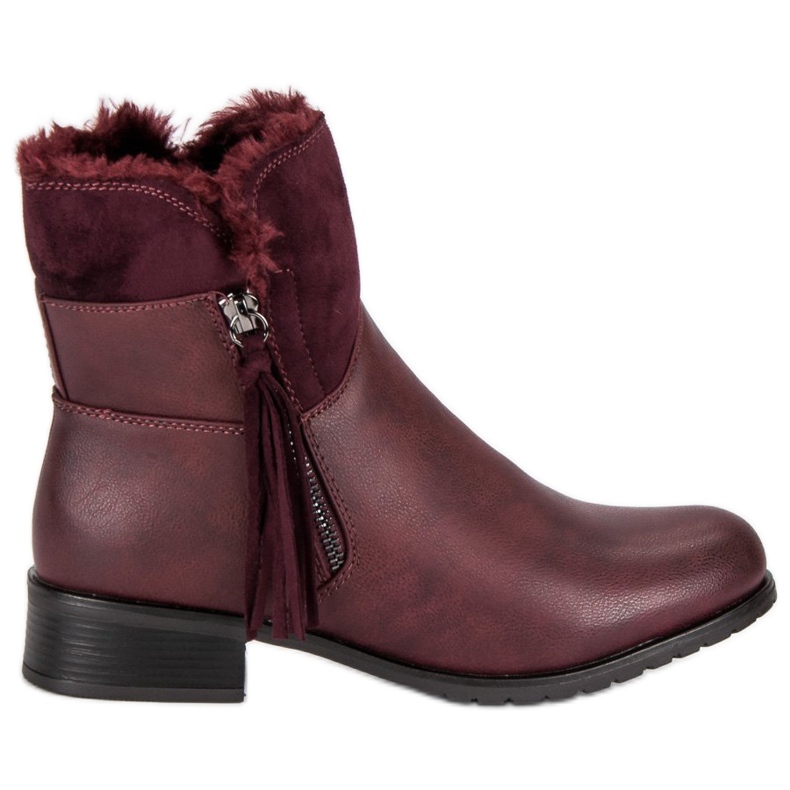 Forever Folie Bottes chaudes pour femmes rouge Forever Folie Bottes chaudes pour femmes rouge
