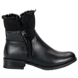 Forever Folie Bottes chaudes pour femmes noir