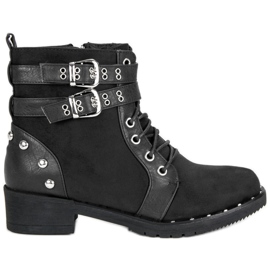 Clowse Bottes de travail à la mode le noir