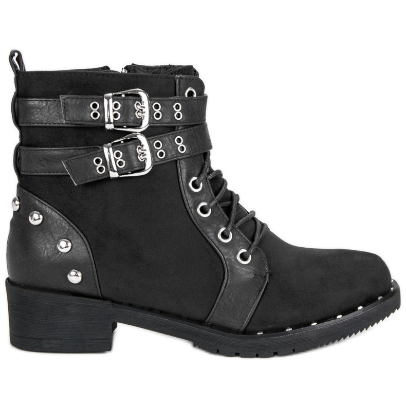 Clowse Bottes de travail à la mode le noir