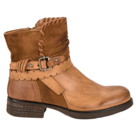 SDS Bottes de travail marron brun SDS Bottes de travail marron brun