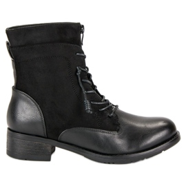 Chaussons Ouvriers Sur La Fermeture À Glissière noir