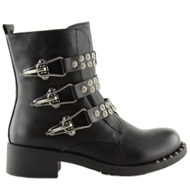 Bottes militaires noires JW1 Noir