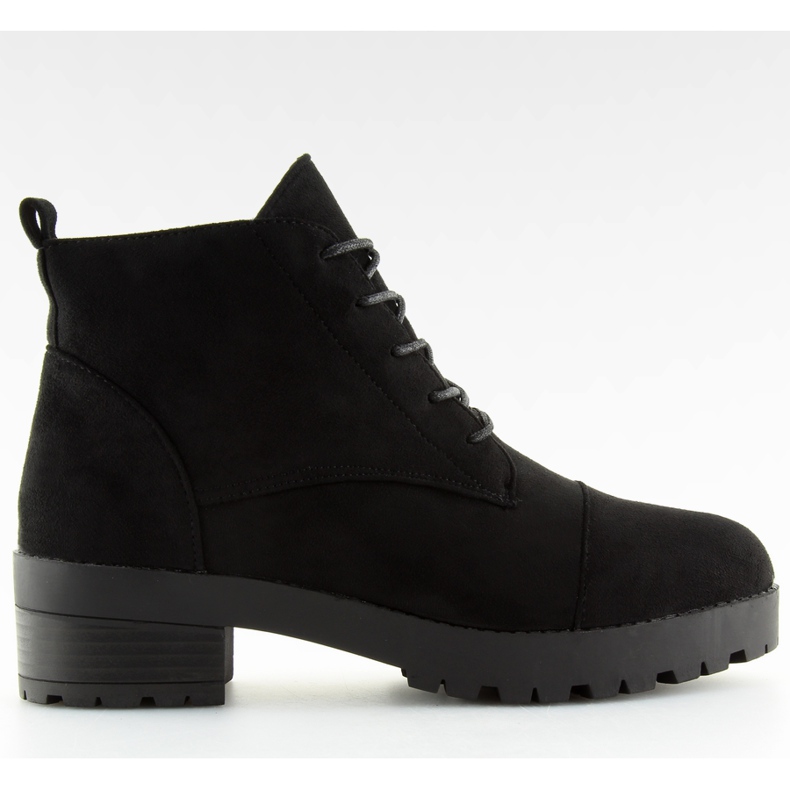 Bottines à lacets noir 2017-4 noir le noir