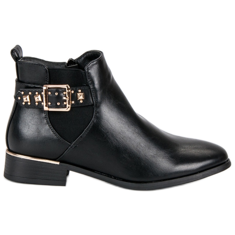 Anesia Paris Bottines Chelsea noires le noir