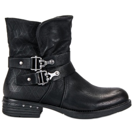 Forever Folie Bottines Travailleurs Noirs