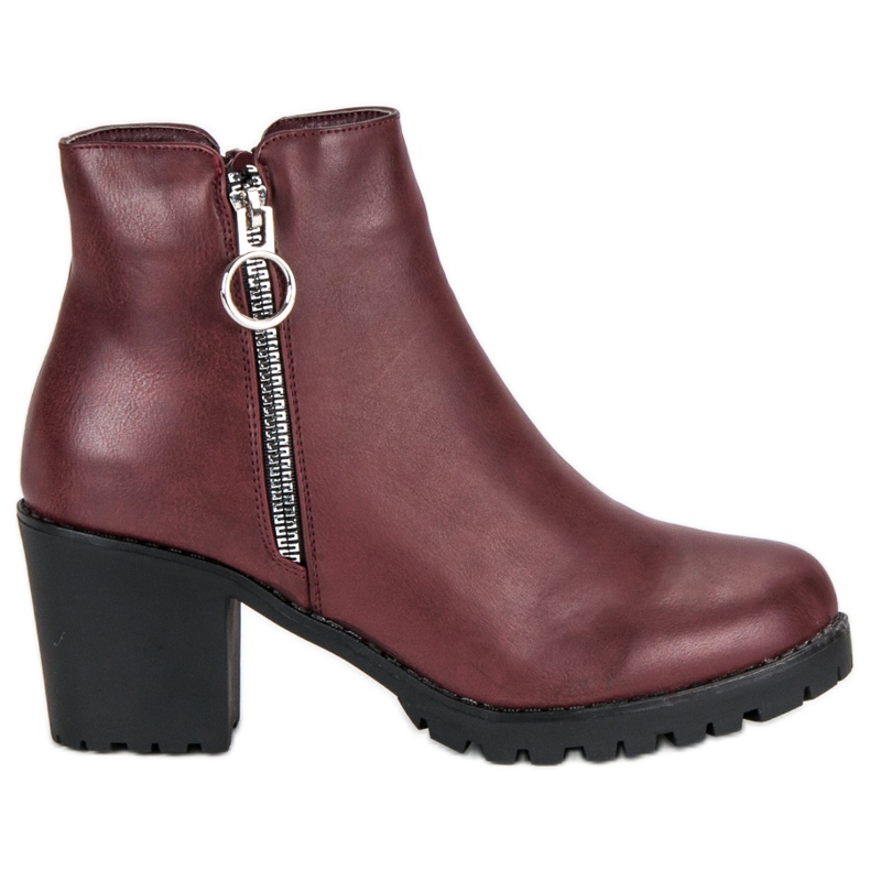 Super Me Bottes marron sur le poste le noir rouge Super Me Bottes marron sur le poste le noir rouge