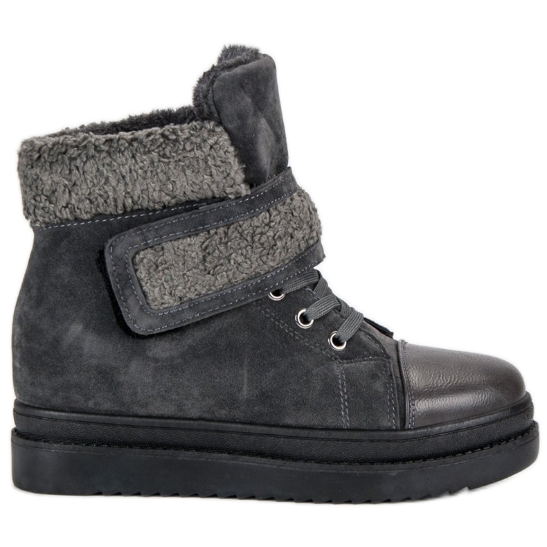 Bottes grises chaudes
