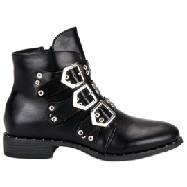 Kayla Bottes de rock noir