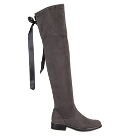 Seastar Bottes en daim élégantes gris