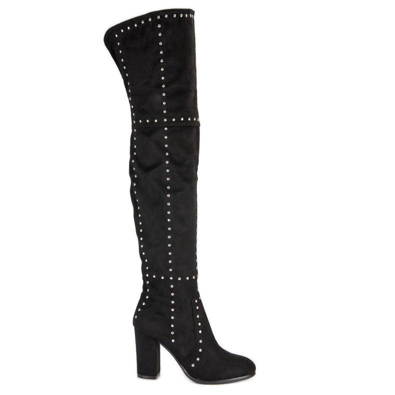 Seastar Bottes de roche sur un poteau le noir