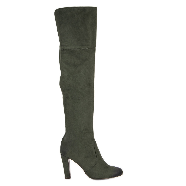 Bottes à talons hauts VINCEZA vert