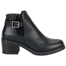 Anesia Paris Bottines Chelsea confortables noir