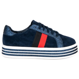 Baskets sur la plateforme VICES bleu Baskets sur la plateforme VICES bleu