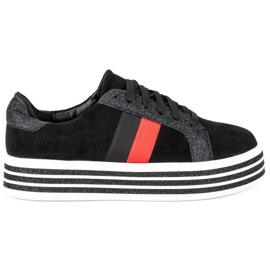 Baskets sur la plateforme VICES noir