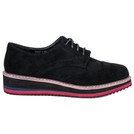 Chaussures en daim vices noir