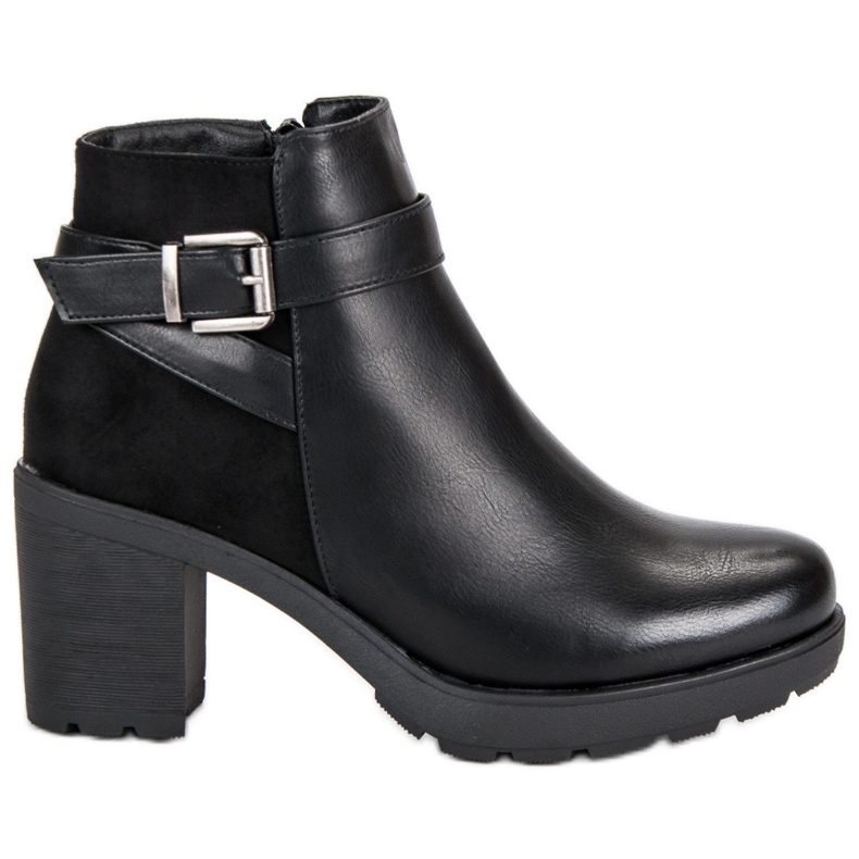 Anesia Paris Bottines noires sur un poteau le noir Anesia Paris Bottines noires sur un poteau le noir