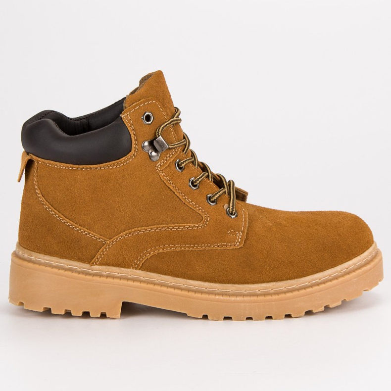 Original Walkman Shoes Pantalon en cuir brun