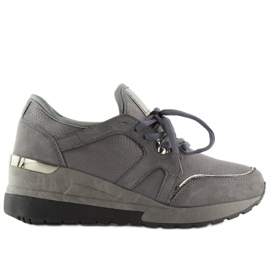 Gris BL141P Chaussures de sport femme grises