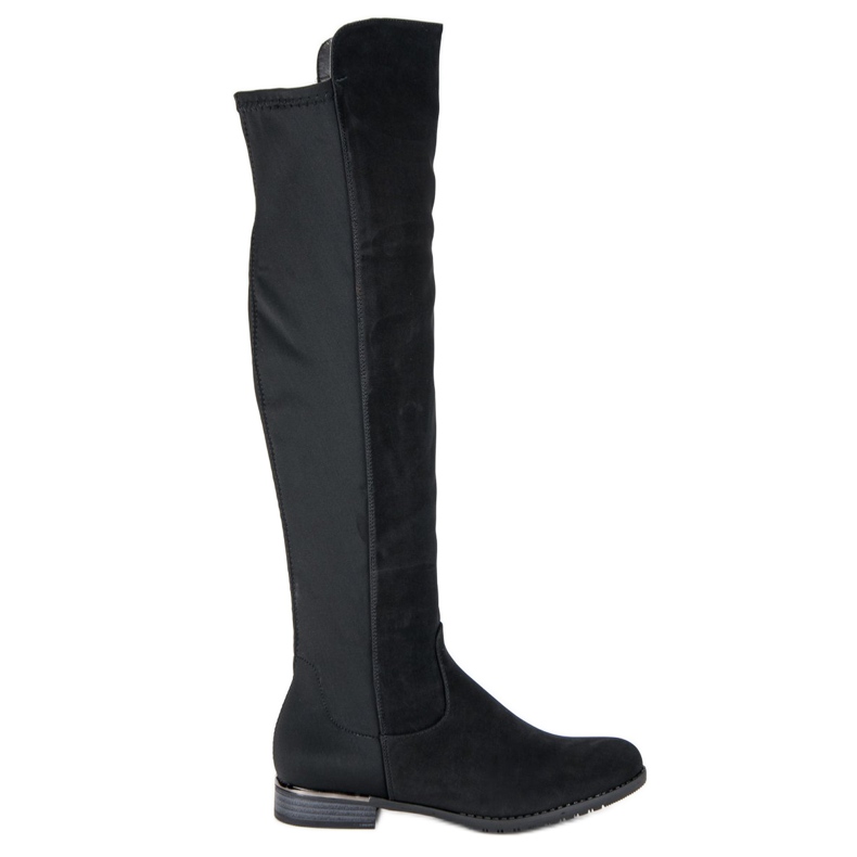 Super Me Bottes décontractées en daim le noir