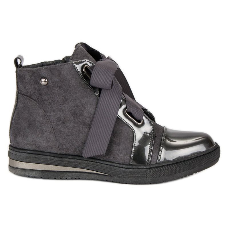 Filippo Baskets élégantes au-dessus de la cheville gris