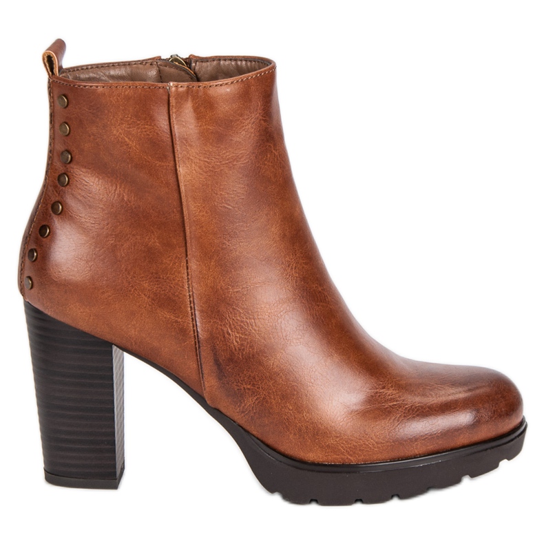 Filippo Bottines brunes sur un poteau Filippo Bottines brunes sur un poteau