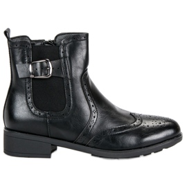 Filippo Bottines Chelsea noires le noir