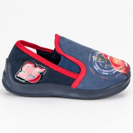 Pantoufles de voiture bleu