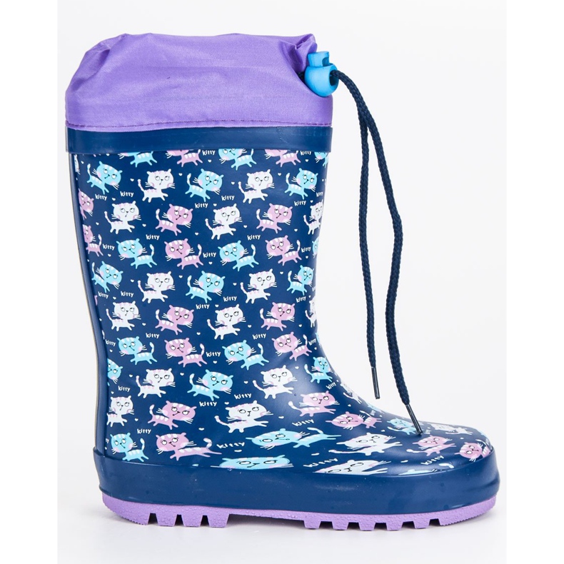 Bottes Wellington pour enfants violet bleu Bottes Wellington pour enfants violet bleu